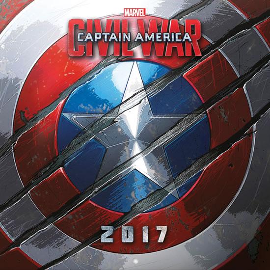 Kniha: Kalendář 2017 - MARVEL CAPTAIN AMERICAautor neuvedený