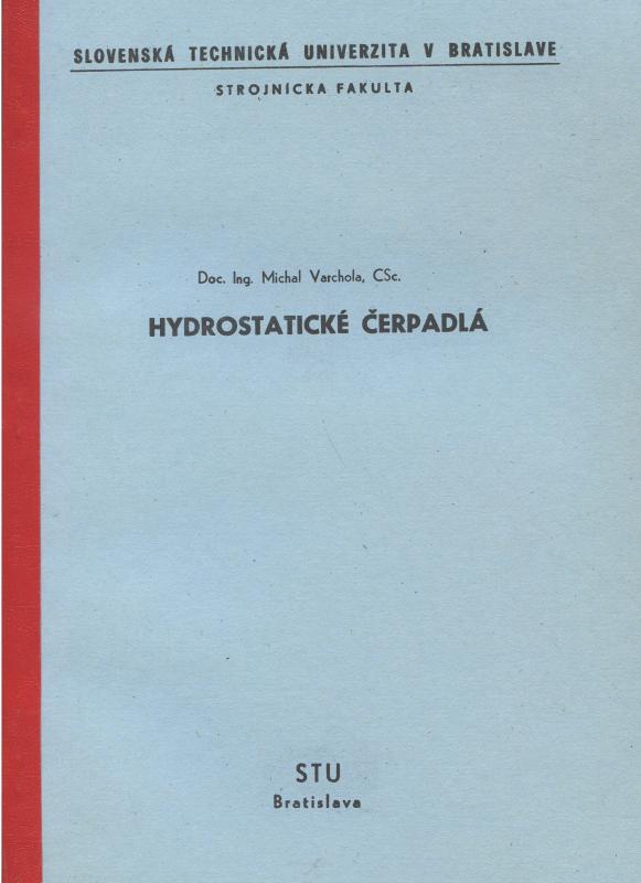 Kniha: Hydrostatické čerpadlá - Michaô Varchola