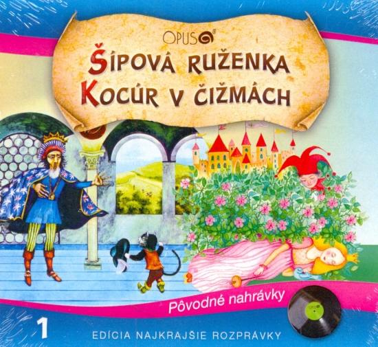 Kniha: CD - Najkrajšie rozprávky 1 - Šípová Ruženka, Kocúr v čižmáchautor neuvedený