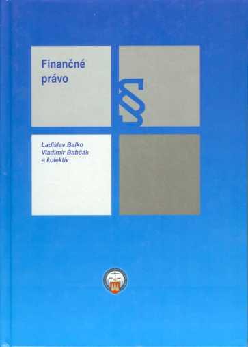 Kniha: Finančné právo - Ladislav Balko