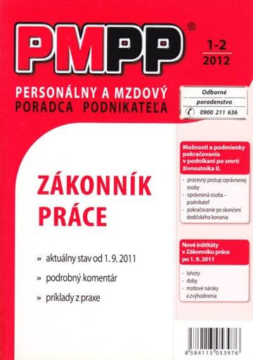 Kniha: PMPP 1-2/2012 Zákonník práceautor neuvedený