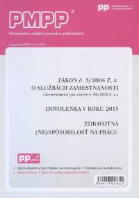PMPP 9-10/2013 Zákon č. 5/2004 Z. z. o službách zamestnanosti