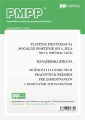 Kniha: PMPP 12-13/2013 Platenie poistného na sociálne poistenie od 1. júla 2013 v prípade SZČOautor neuvedený