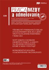 Kniha: Práca, mzdy a odmeňovanie 8/2013autor neuvedený