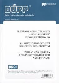 Kniha: DUPP 15/2013 Prenájom nehnutelnosti a jeho zdanenie daňou z príjmov FOautor neuvedený