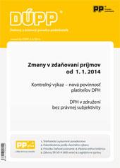 Kniha: DUPP 4-5/2014 Zmeny v zdaňovaní príjmov od 1.1. 2014autor neuvedený