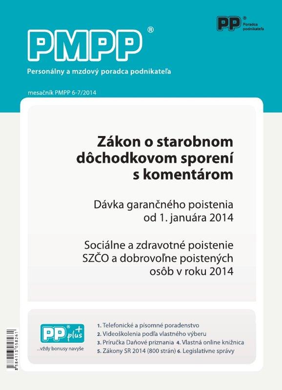Kniha: PMPP 6-7/2014 Zákon o starobnom dôchodkovom sporení s komentáromautor neuvedený