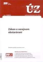 Kniha: UZZ 12/2014 Zákon o verejnom obstarávaníautor neuvedený