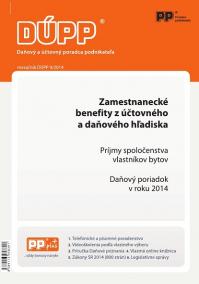 DUPP 9/2014 Zamestnanecké benefity z účtovného a daňového hľadiska