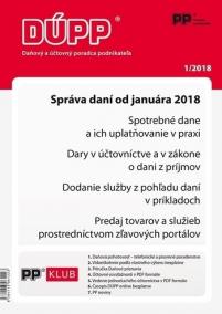 Daňový a účtovný poradca podnikateľa 1-2018