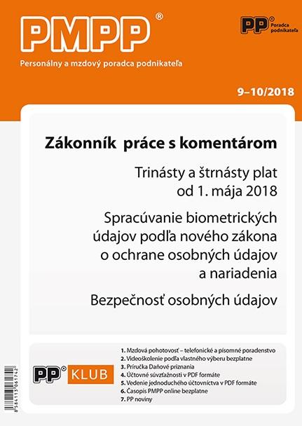Kniha: PMPP 9-10/2018 Zákonník práce s komentáromautor neuvedený