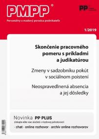 PMPP 1/2019 Skončenie pracovného pomeru s príkladmi a judikatúrou