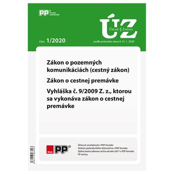 Kniha: Úplné znenia 1/2020 - Kolektív autorov