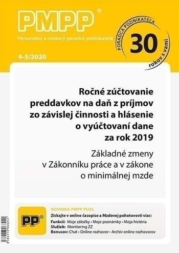 Kniha: Personálny a mzdový poradca podnikateľa 4-5/2020 - kolektiv autorů,