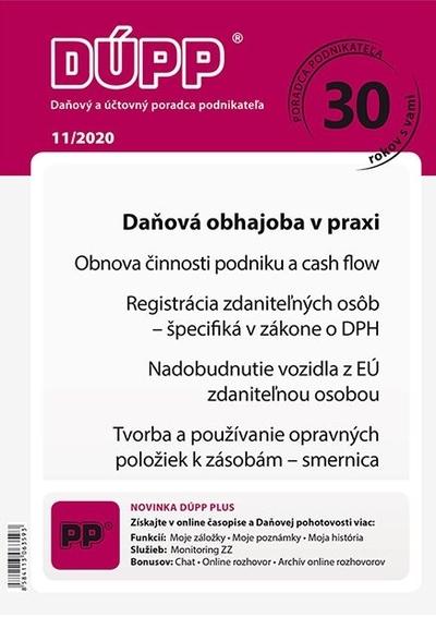 Kniha: Daňový a účtovný poradca podnikateľa 11/2020autor neuvedený