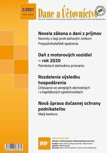 Kniha: Dane a účtovníctvo 2/2021autor neuvedený