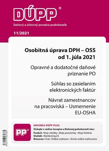 Kniha: DUPP 11/2021 Osobitná úprava DPH - OSS od 1.júla 2021autor neuvedený