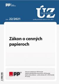 UZZ 22/2021 Zákon o cenných papieroch