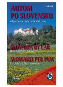 Autom po Slovensku Slovakia by car Slowakei per PKW 1 : 250 000