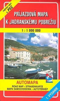 Kniha: Príjazdová mapa k Jadranskému pobrežiu 1 : 100 000autor neuvedený