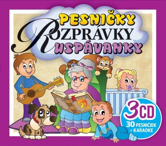 Kniha: CD - 3CD BOX Pesničky, Rozprávky, Uspávankyautor neuvedený