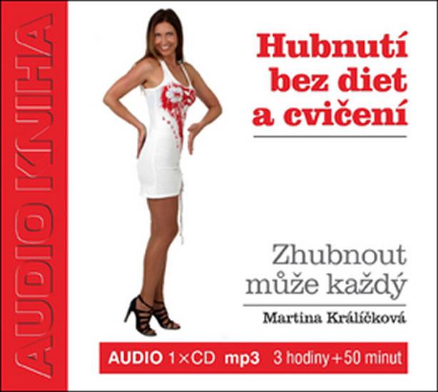 Kniha: Hubnutí bez diet a cvičení - Audiokniha na CD - Králíčková Martina