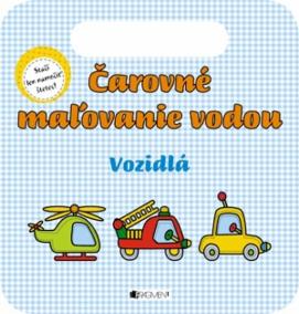 Čarovné maľovanie vodou . Vozidlá