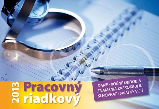 Kniha: K - Pracovný kalendár riadkový - 2013 - stolový S026autor neuvedený