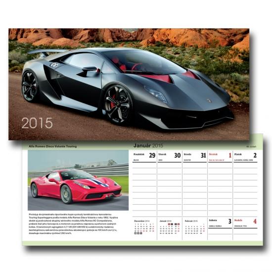 Kniha: K-Autokalendár 2015 stolový S18autor neuvedený