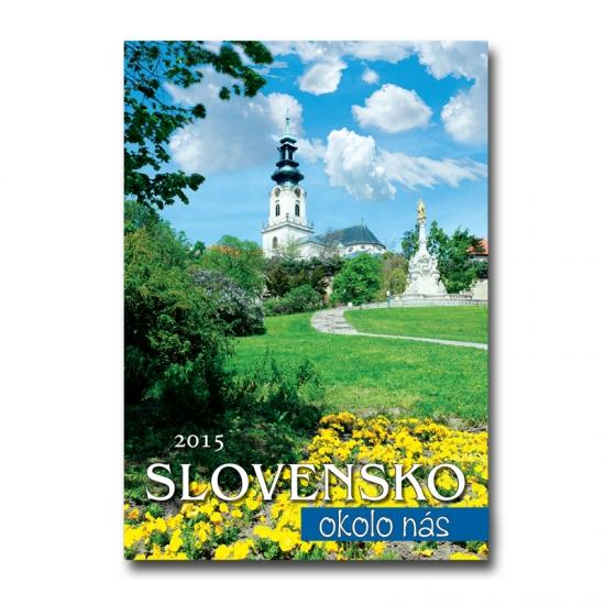 Kniha: K-Slovensko okolo nás 2015 nástenný N54autor neuvedený