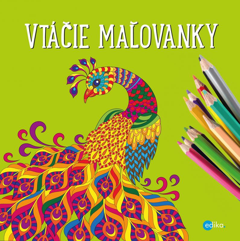 Kniha: Vtáčie maľovanky - Yulia Mamonova
