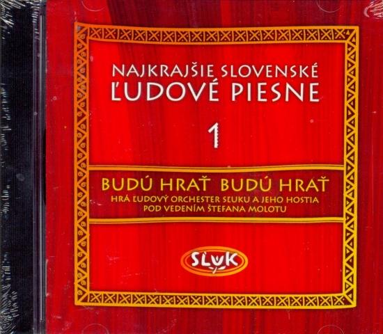 Kniha: Najkrajšie slov. ľud. piesne 1-CD-Budú hrať, budú hrať - SĽUK