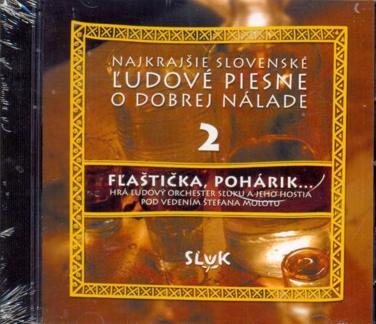 Kniha: Najkrajšie slov. ľud. piesne 2-CD-Fľaštička, pohárik... - SĽUK