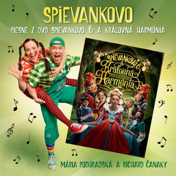 Kniha: Piesne z DVD Spievankovo 6 a kráľovná Harmónia - Mária Podhradská