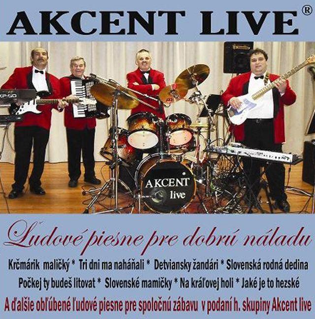 Kniha: Akcent live: Ľudové piesne pre dobrú náladu - Akcent Live