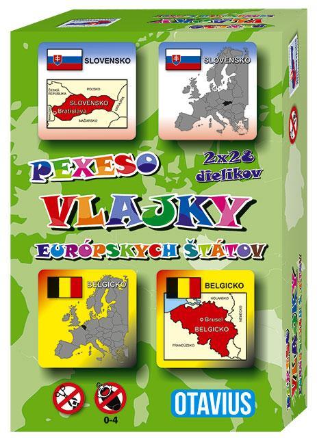 Kniha: Pexeso Vlajky európskych štátov - Kolektív autorov