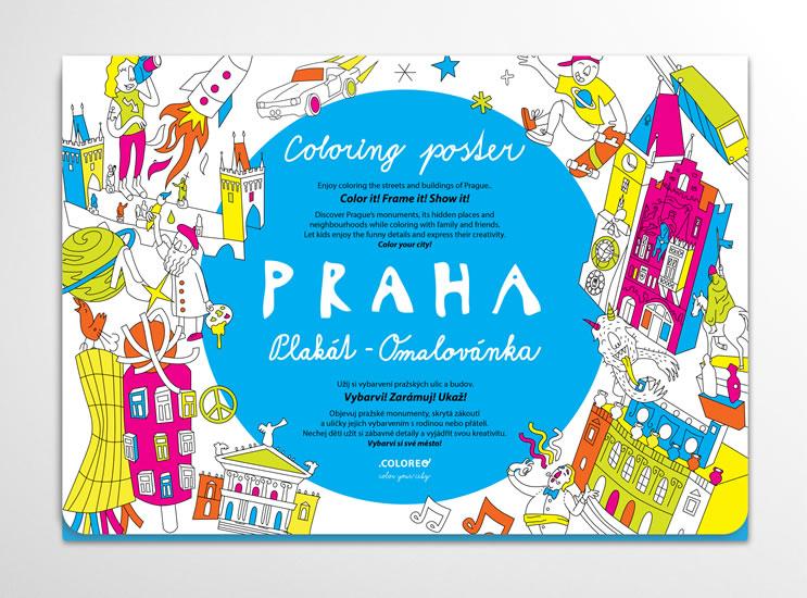 Kniha: COLOREO - Plakát omalovánkaautor neuvedený