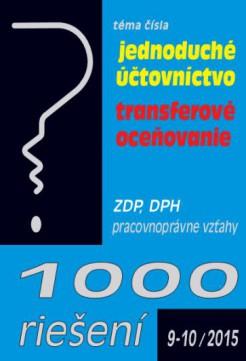Kniha: 1000 riešení 9-10 2015autor neuvedený
