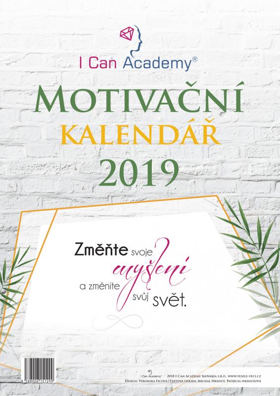 Kniha: I Can Academy Motivační kalendář 2019autor neuvedený