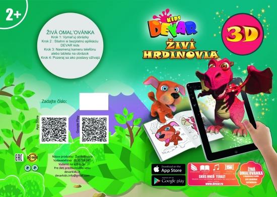 Kniha: Živé omaľovánky - OOO -Laboratórium 24-