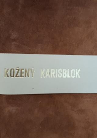 Kniha: Kožený karisblok A6autor neuvedený
