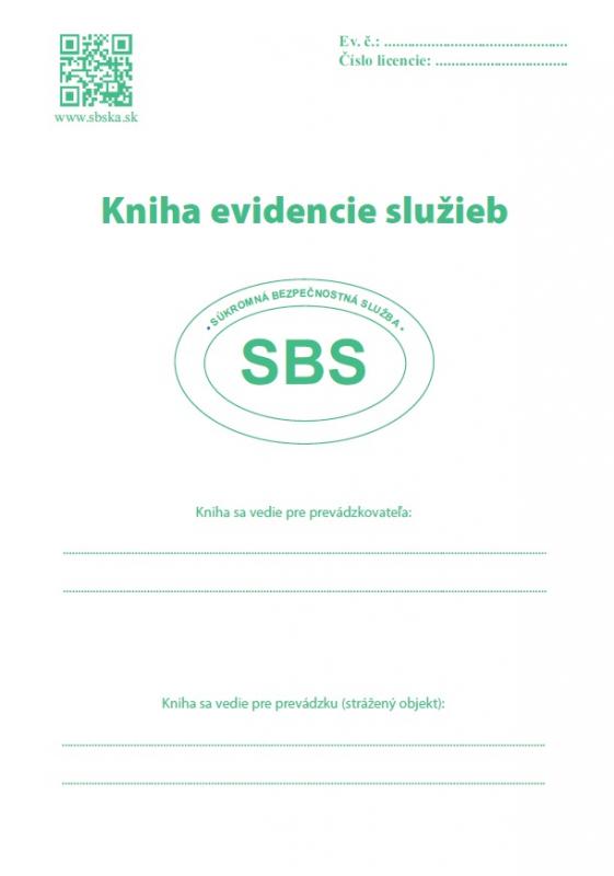 Kniha: Kniha evidencie služiebautor neuvedený