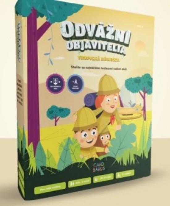 Kniha: Odvážni objavitelia - pohybová spoločenská hra - Akáčová Katka