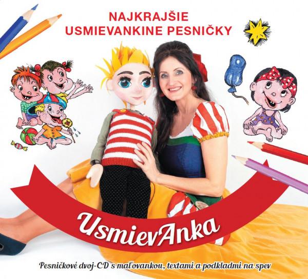 Kniha: UsmievAnka: Najkrajšie Usmievankine pesničky (+maľovanka) - UsmievAnka