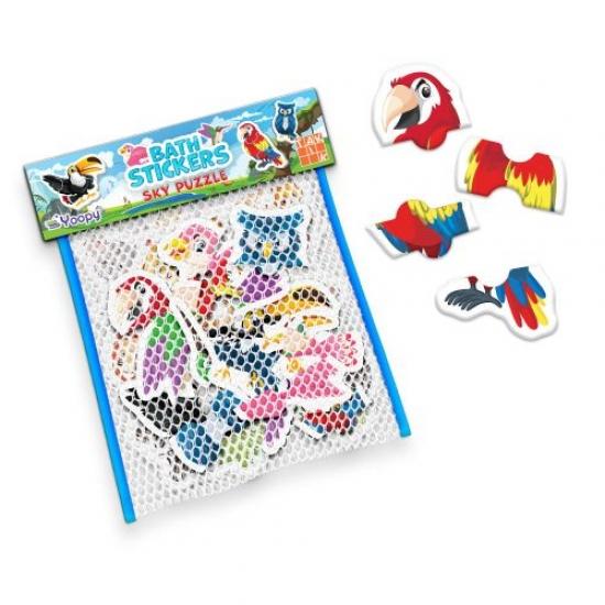 Kniha: Puzzle vtáčiky - Nálepky do vaneautor neuvedený