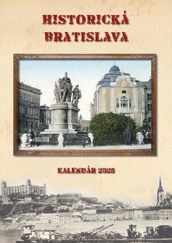 Kniha: K-Historická Bratislava 2025-nástenný kalendárautor neuvedený