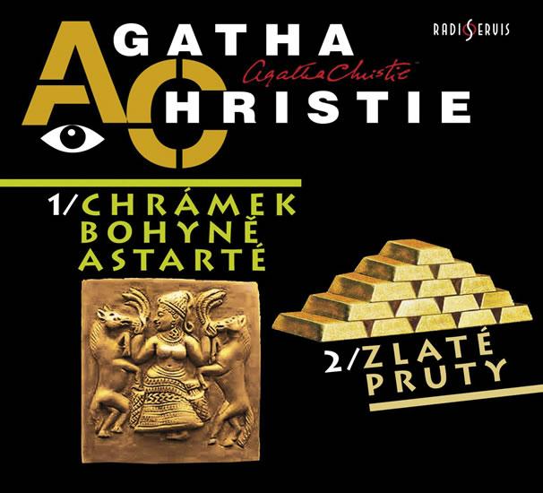 Kniha: Chrámek bohyně Astarté / Zlaté pruty - CD - Christie Agatha