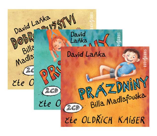 Kniha: 3x Bill Madlafousek (komplet) - 6 CD (Čte Oldřich Kaiser) - Laňka David