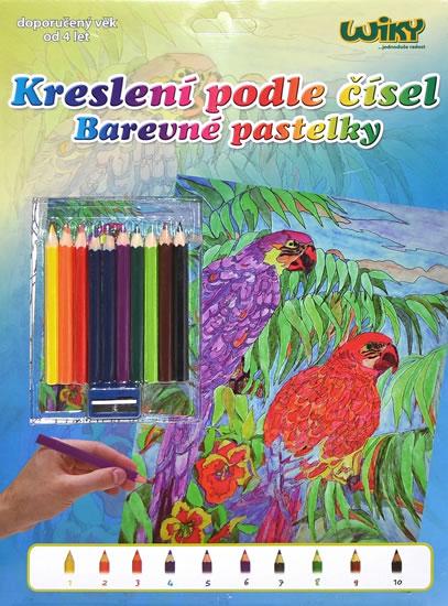 Kniha: Kreslení podle čísel - Papoušciautor neuvedený