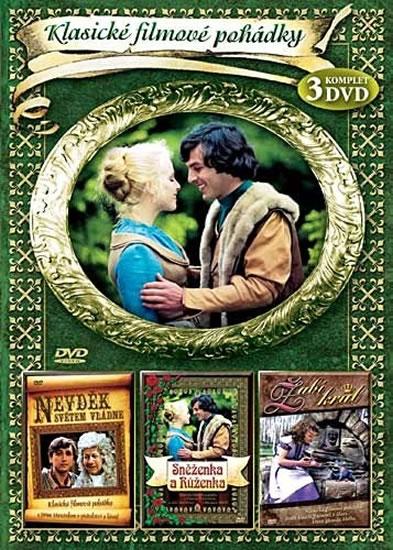 Kniha: Klasické filmové pohádky III. - Sněženka a Růženka, Nevděk světem vládne, Žabí král - 3DVDautor neuvedený